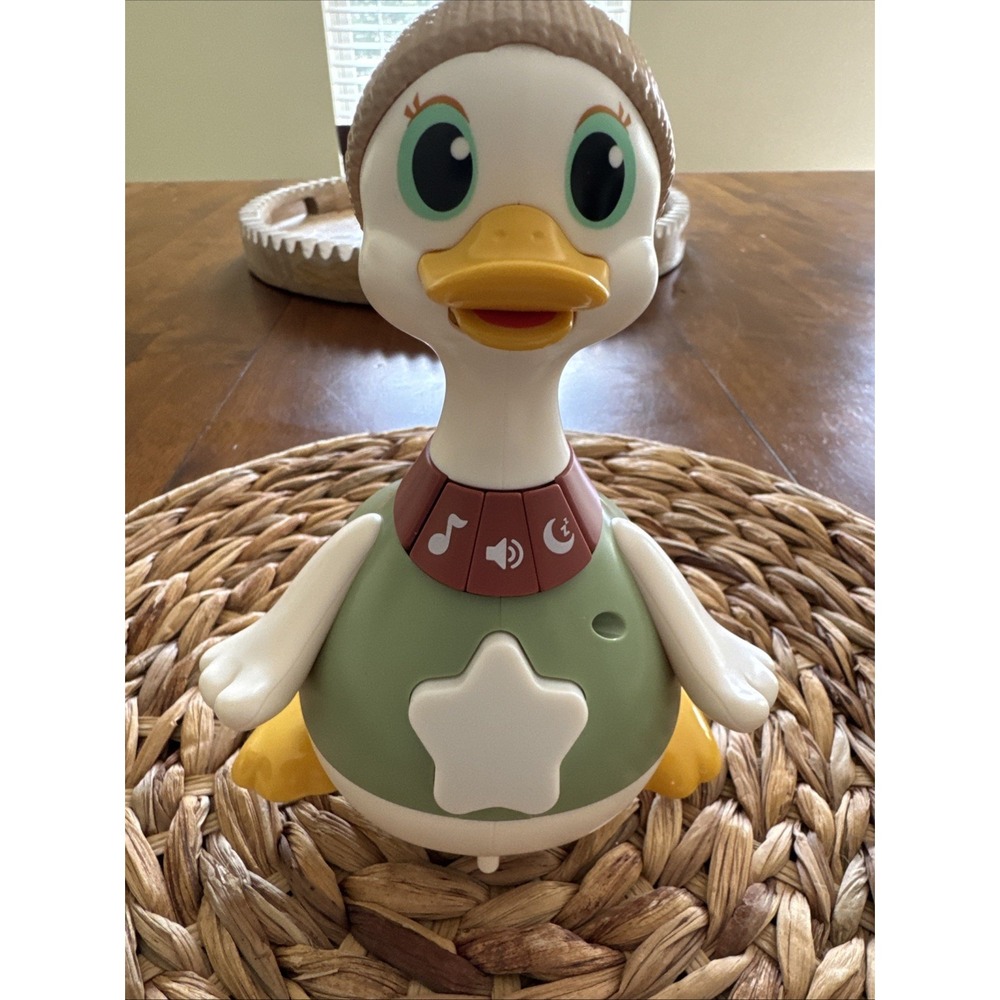 HOLA Baby Toys 6-12 Months Music Lights Waddles Across Floor Dancing Goose Duck